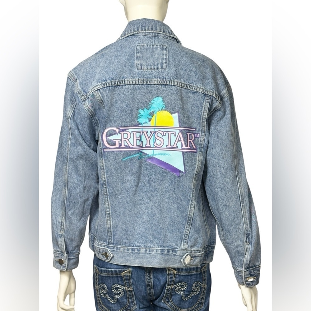 American Bazi 100%Cotton Blue Denim Jacket Size Small